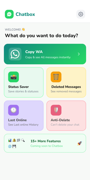 Chatbox App Screen